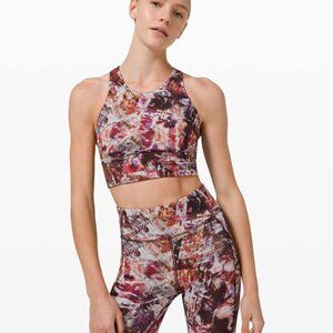 Lululemon Wunder Train Long-Line Bra Medium Support, C/D Cups Urbantricity Multi